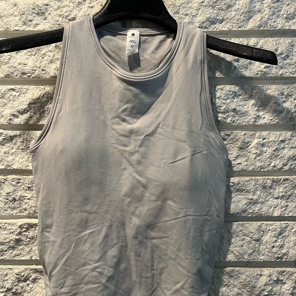 Yogalicious Light Gray Tank Top